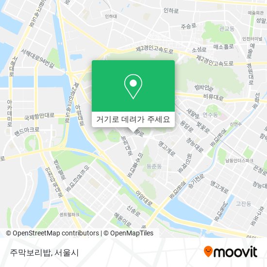 주막보리밥 지도