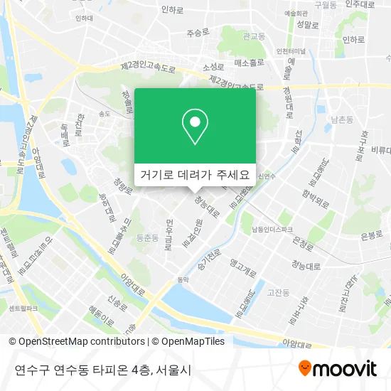 연수구 연수동 타피온 4층 지도