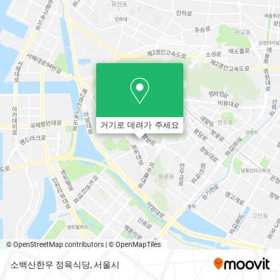 소백산한우 정육식당 지도
