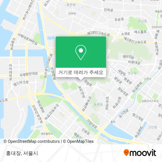 홍대장 지도
