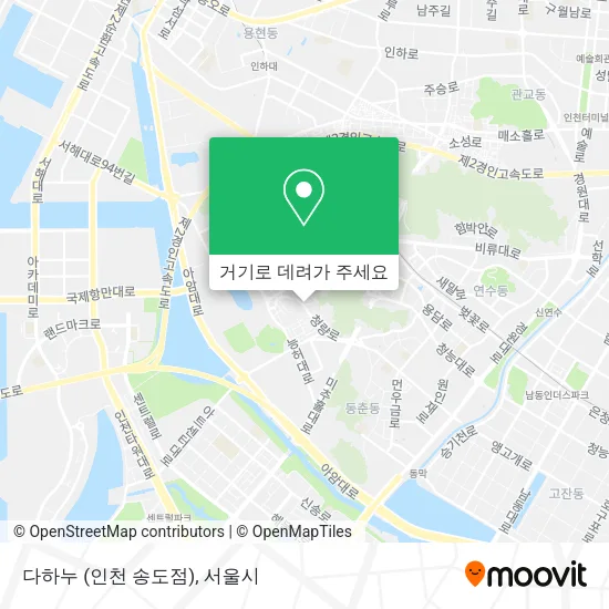 다하누 (인천 송도점) 지도