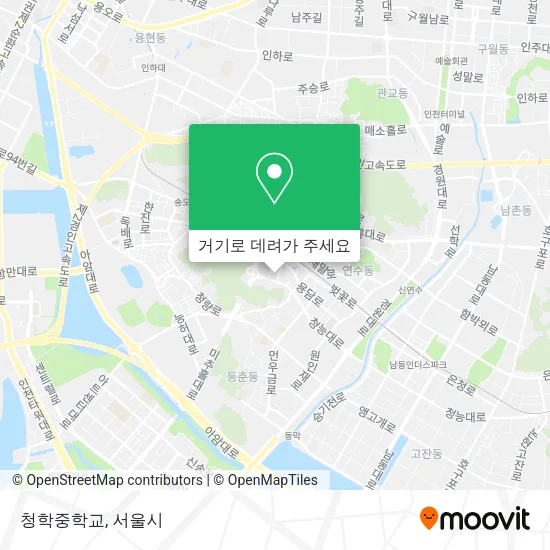 청학중학교 지도