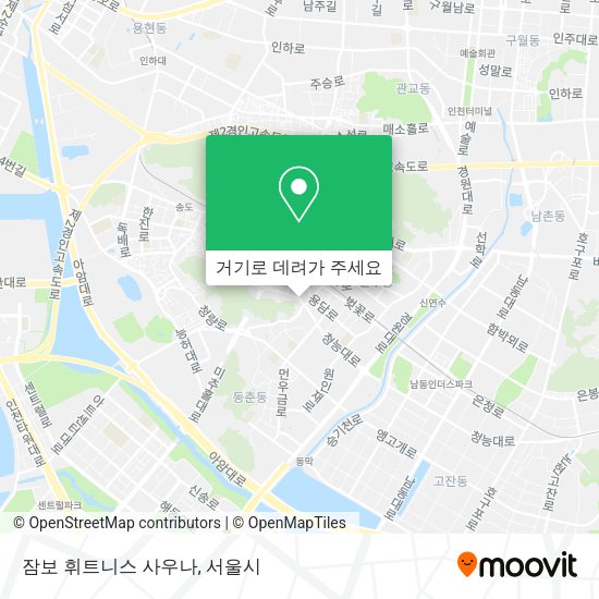 잠보 휘트니스 사우나 지도