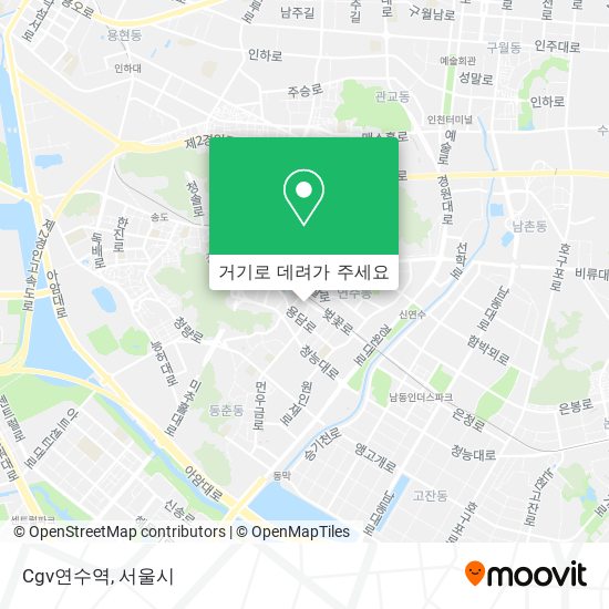 Cgv연수역 지도