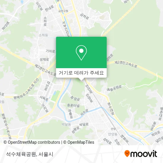 석수체육공원 지도