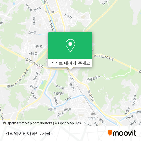 관악역이안아파트 지도