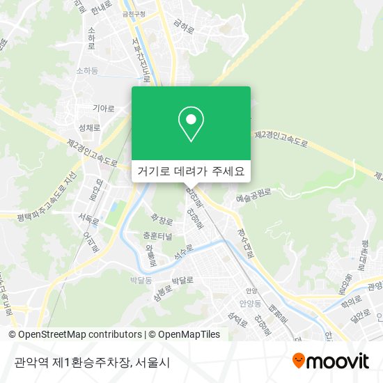 관악역 제1환승주차장 지도