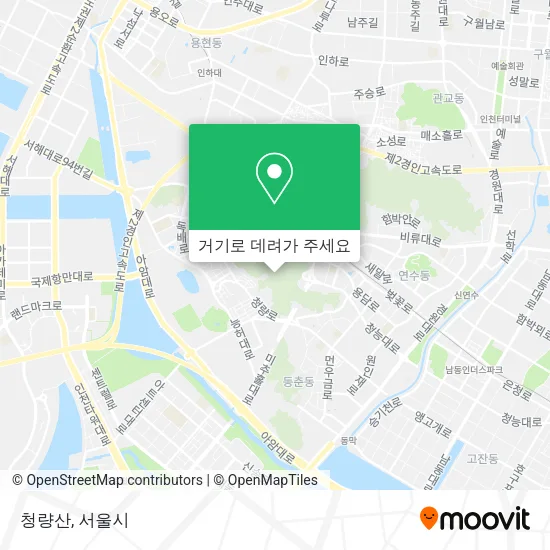 청량산 지도