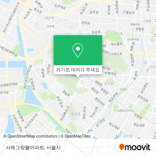 서해그랑블아파트 지도