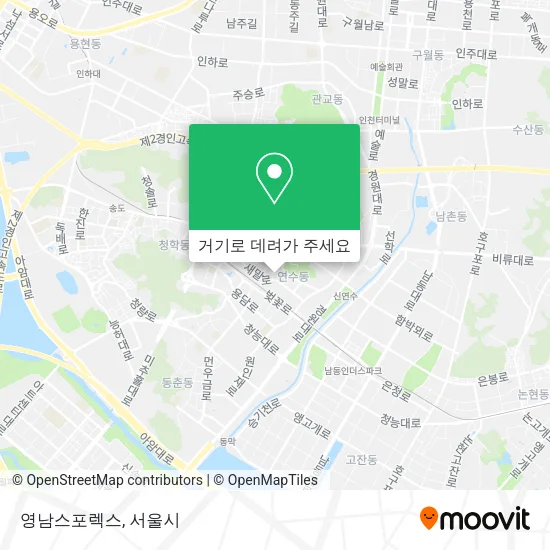 영남스포렉스 지도