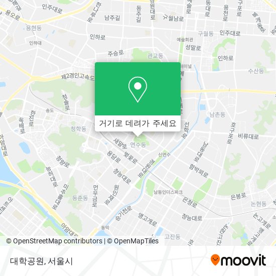 대학공원 지도