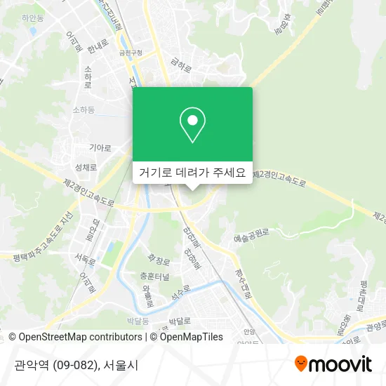관악역 (09-082) 지도