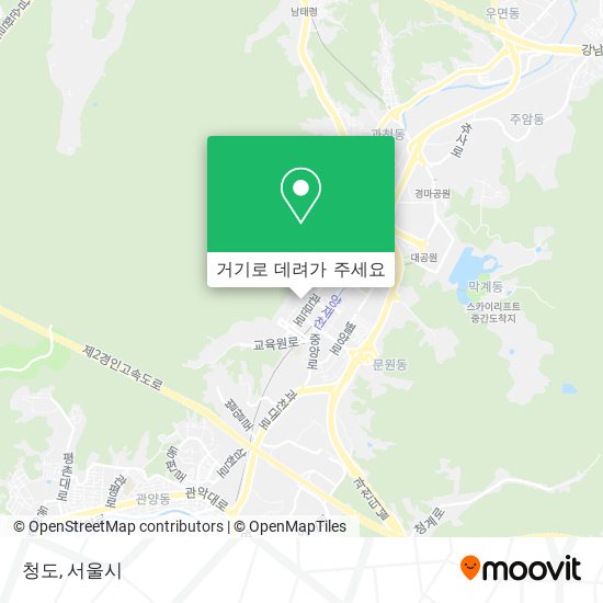 청도 지도