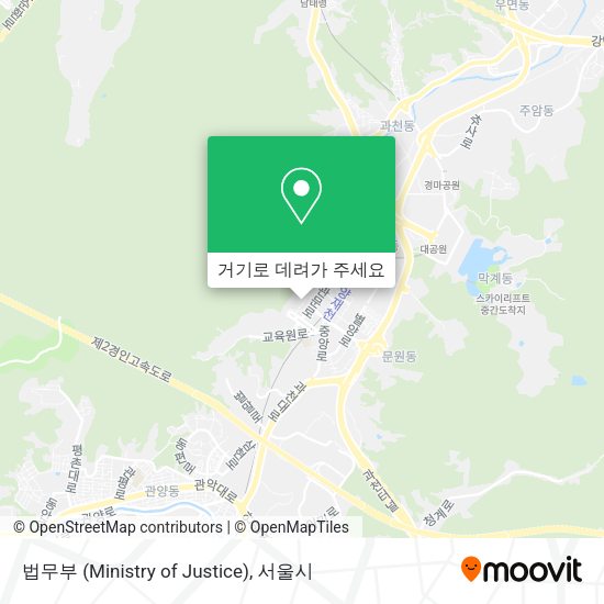 법무부 (Ministry of Justice) 지도