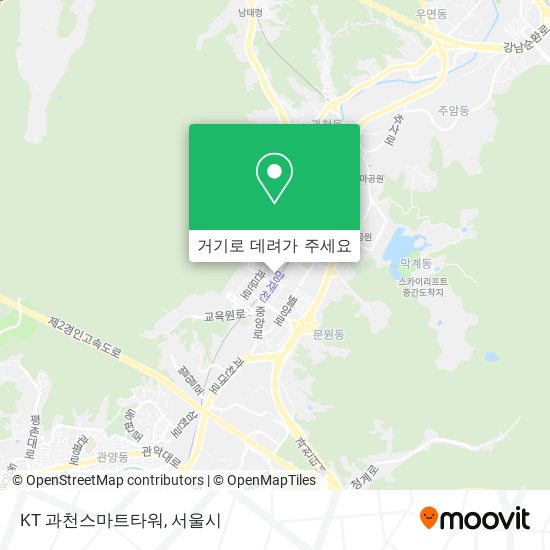 KT 과천스마트타워 지도