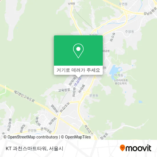 KT 과천스마트타워 지도