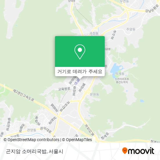 곤지암 소머리국밥 지도