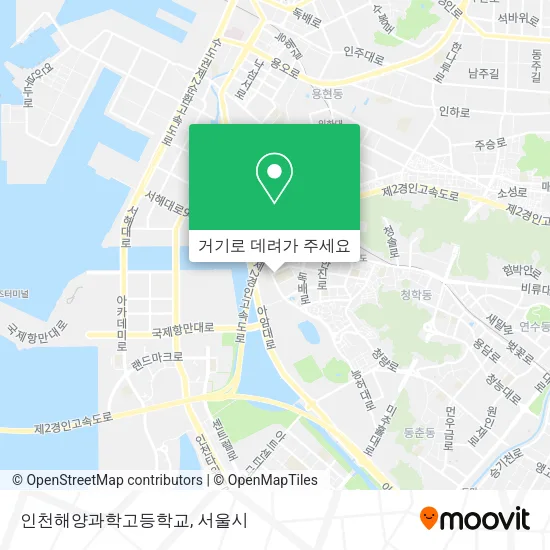 인천해양과학고등학교 지도