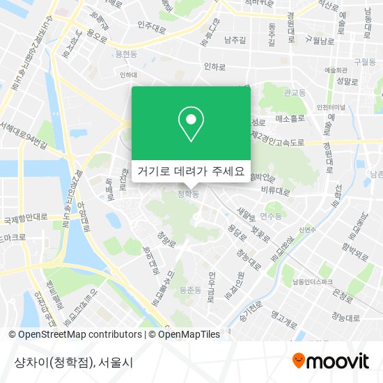 샹차이(청학점) 지도