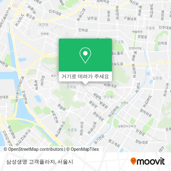 삼성생명 고객플라자 지도