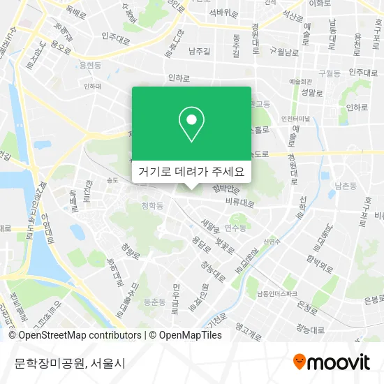 문학장미공원 지도