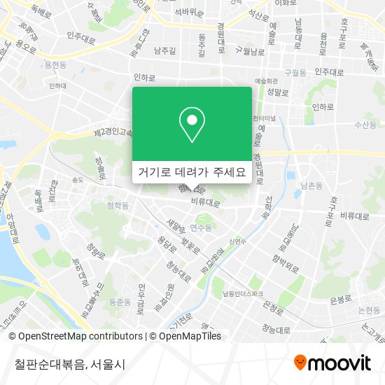 철판순대볶음 지도