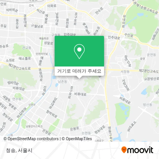 청송 지도