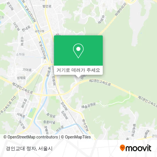 경인교대 정자 지도