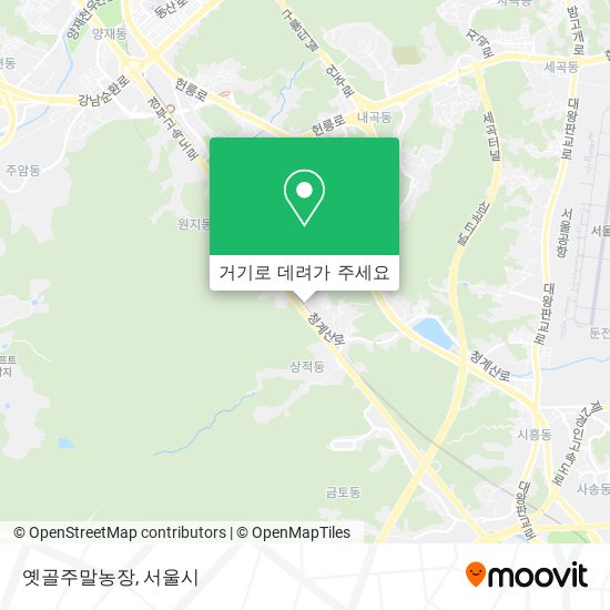 옛골주말농장 지도