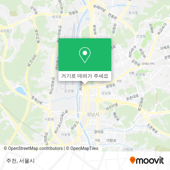 주천 지도
