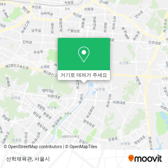 선학체육관 지도