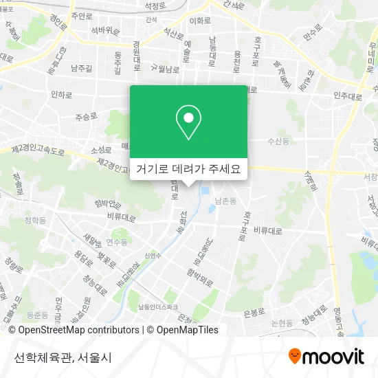 선학체육관 지도