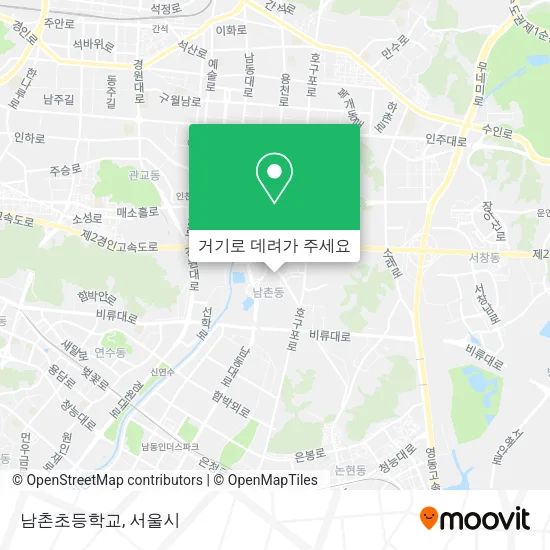 남촌초등학교 지도