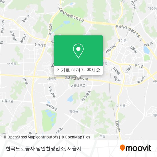 한국도로공사 남인천영업소 지도