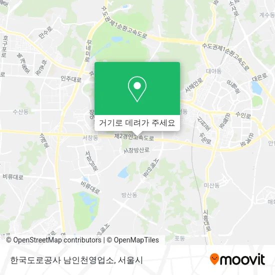 한국도로공사 남인천영업소 지도