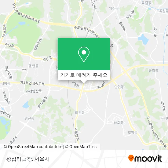 왕십리곱창 지도