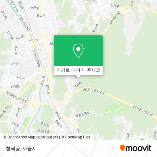 창덕궁 지도