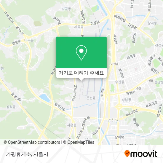 가평휴게소 지도