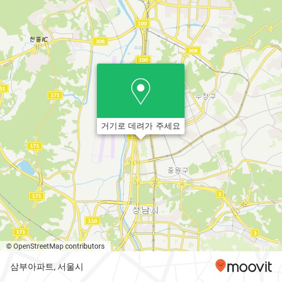 삼부아파트 지도