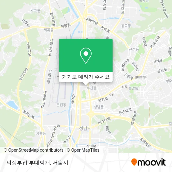 의정부집 부대찌개 지도