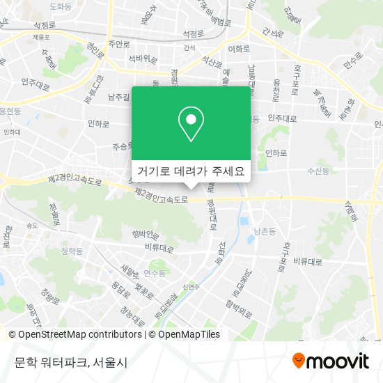 문학 워터파크 지도