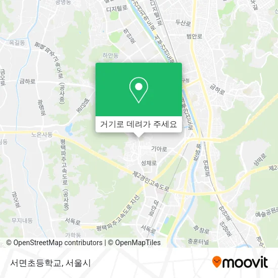 서면초등학교 지도