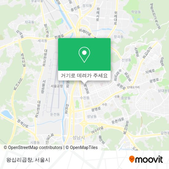 왕십리곱창 지도