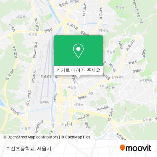 수진초등학교 지도