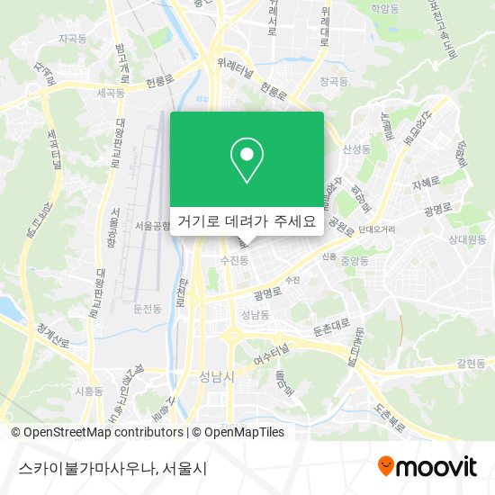 스카이불가마사우나 지도