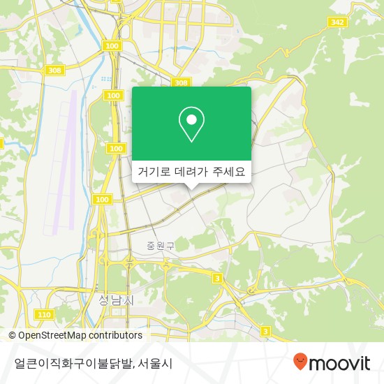 얼큰이직화구이불닭발 지도