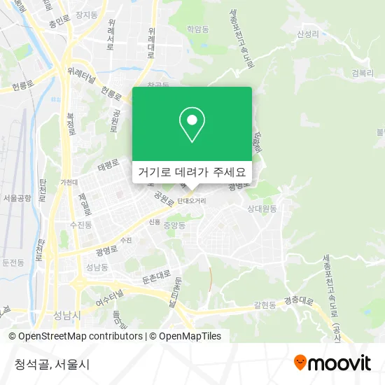 청석골 지도