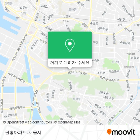원흥아파트 지도