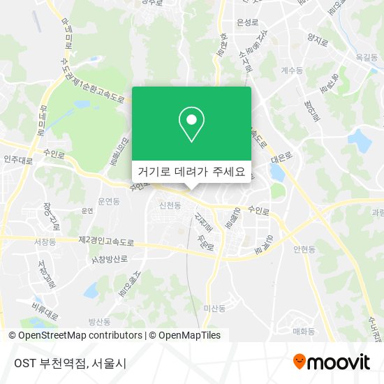 OST 부천역점 지도