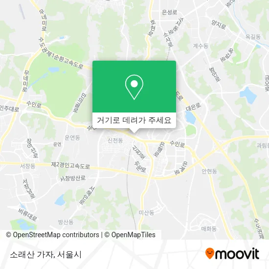 소래산 가자 지도